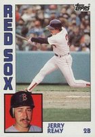 1984 Topps #445 Jerry Remy Baseball Card