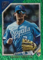 2022 Topps Gallery #200 Bobby Witt Jr. Green Pattern Baseball Card