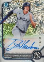2022 Bowman Chrome Prospect Autographs #CPATH Tyler Hardman Speckle Refractor Baseball Card