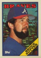 1988 Topps Tiffany #155 Bruce Sutter Baseball Card