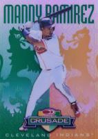 1998 Donruss Crusade #18 Manny Ramirez Green Baseball Card