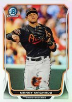 2014 Bowman Chrome #128 Manny Machado Refractor Baseball Card