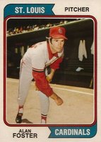 1974 Topps #442 Alan Foster Baseball Card
