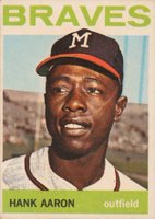1964 Venezuela Topps #300 Hank Aaron Baseball Card