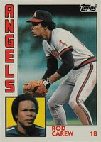 1984 Topps #600 Rod Carew Baseball Card