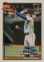 1991 Topps Desert Shield #709 Matt Sinatro Baseball Card