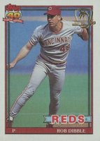 1991 Topps Desert Shield #662 Rob Dibble Baseball Card