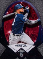 2020 Ben Baller Chrome Ben's Diamond Die-Cuts #BDC4 Fernando Tatis Jr. Red Refractor Baseball Card