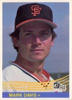 1984 Donruss #201 Mark Davis Baseball Card
