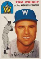 1954 Topps #140 Tom Wright Baseball Card
