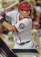 2016 Topps #103 Trea Turner Gold Baseball Card