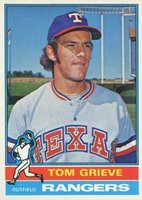 1976 Topps #106 Tom Grieve Baseball Card