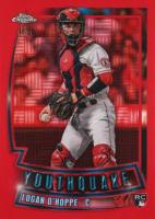 2023 Topps Chrome Youthquake #YQ50 Logan O'Hoppe Red Baseball Card