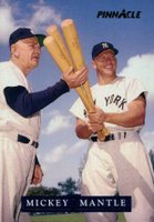 1992 Pinnacle Mickey Mantle #27 Mick & Casey Baseball Card