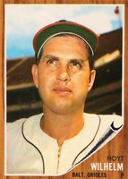 1962 Topps #545 Hoyt Wilhelm Short print Baseball Card
