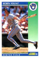 1992 Score #525 Robin Yount Baseball Card