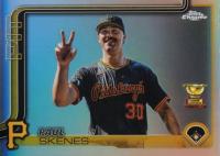 2025 Topps Chrome #300 Paul Skenes Variation Baseball Card
