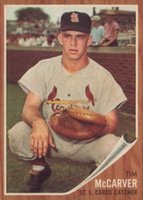 1962 Topps #167 Tim McCarver Baseball Card