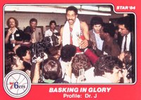 1983 Star Sixers Champions #24 Basking in Glory Basketball Card