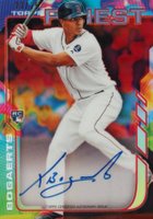 2014 Finest Rookie Autograph #RA-XB Xander Bogaerts Red Refractor Baseball Card