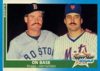 1987 Fleer Glossy #637 On Base Baseball Card