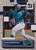 2022 Panini Donruss Rated Prospect #RP1 Julio Rodriguez Vector Baseball Card
