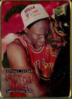 1996 Upper Deck Jordan Flying High Metal #6 Michael Jordan Basketball Card