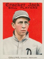 1915 Cracker Jack #7 Eddie Collins Baseball Card