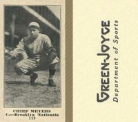 1916 Green-Joyce #119 Chief Meyers Baseball Card