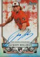 2024 Bowman Sterling Rookies Autographs #RAJH Jackson Holliday Refractor Baseball Card