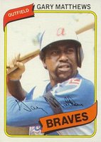 1980 Topps #355 Gary Matthews Baseball Card