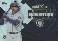 2022 Topps Generation Now #GN62 Julio Rodriguez Update Baseball Card