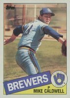 1985 Topps #419 Mike Caldwell Baseball Card