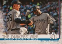 2019 Topps #14 The Yankees Win! Baseball Card