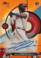2023 Topps Finest Finest Autographs #MH Michael Harris II Orange Baseball Card