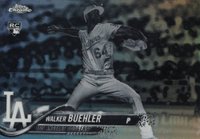2018 Topps Chrome #71 Walker Buehler Negative Refractor Baseball Card