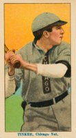 1914 Coupon Cigarettes (Type 2) # Joe Tinker Chicago Nat.-Bat off Shoulder Baseball Card
