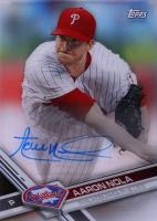 2017 Topps Clearly Authentic Autographs #AN Aaron Nola Baseball Card