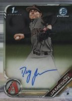 2019 Bowman Draft Chrome Draft Picks Autograph #CDADJ Drey Jameson Baseball Card