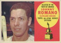 1960 Topps #323 Johnny Romano Baseball Card