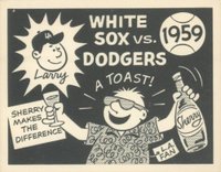 1967 Laughlin World Series #56 1959- Dodgers Vs. White Sox Baseball Card