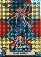2021 Panini Mosaic #267 Franz Wagner Fusion Red/Yellow Choice Basketball Card