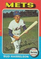 1975 Topps Mini #395 Bud Harrelson Baseball Card