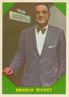 1960 Fleer Baseball Greats #55 Branch Rickey Baseball Card