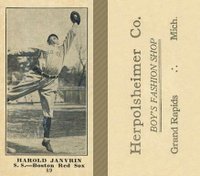 1916 Herpolsheimer Co. #89 Harold Janvrin Baseball Card