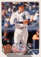 2023 Topps Complete Set #460 Anthony Volpe Baseball Card