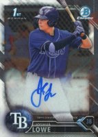 2016 Bowman Draft Chrome Draft Picks Autographs #CDAJL Joshua Lowe Baseball Card