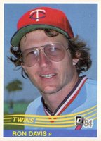 1984 Donruss #269 Ron Davis Baseball Card