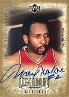 2001 Upper Deck Legends Legendary Signatures #MM Moses Malone Basketball Card