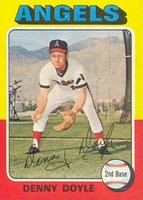 1975 Topps #187 Denny Doyle Baseball Card